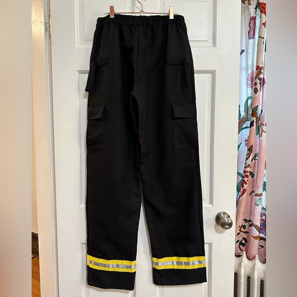 {NYC ABRACADABRA} Black Firefighter Suit Adult Costume size Large 👨‍🚒🚒 - Picture 14 of 16